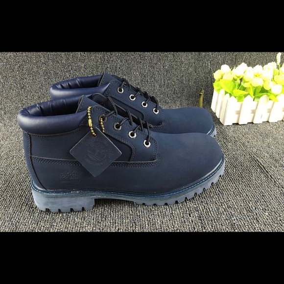 navy blue timbs